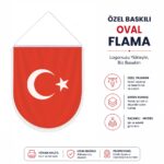 Ovale Wimpel Türkische Flagge – Bild 2