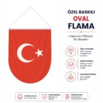 Ovale Wimpel Türkische Flagge – Bild 4
