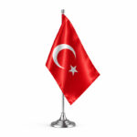 Tekli Masa Bayrağı - Türk Bayrak Baskılı