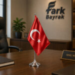 Single Desk Flag – Turkish Flag Printed - Image 2
