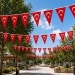 Dreieckige Wimpelkette – Türkische Flagge – Bild 2
